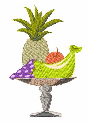 Fruit Stand Machine Embroidery Design