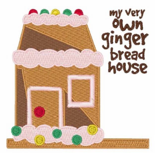 Picture of Ginger Bread House Machine Embroidery Design