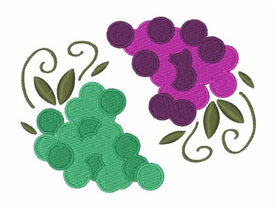 Grapes Machine Embroidery Design