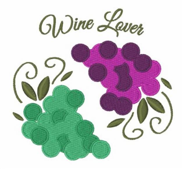 Picture of Wine Lover Machine Embroidery Design