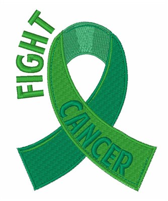 Fight Cancer Machine Embroidery Design