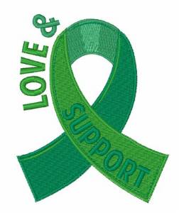 Picture of Love & Support Machine Embroidery Design