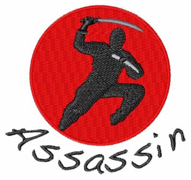 Picture of Assassin Machine Embroidery Design