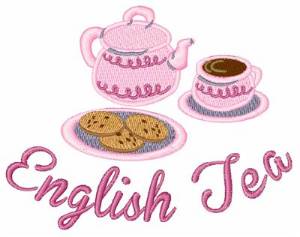Picture of English Tea Machine Embroidery Design