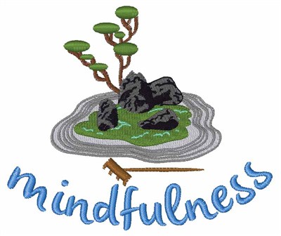 Mindfulness Machine Embroidery Design