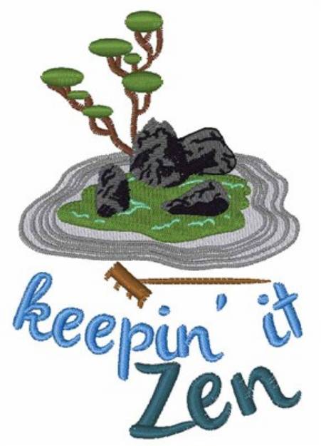 Picture of Keepin It Zen Machine Embroidery Design