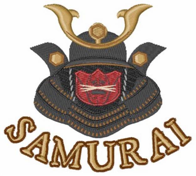 Picture of Samurai Machine Embroidery Design