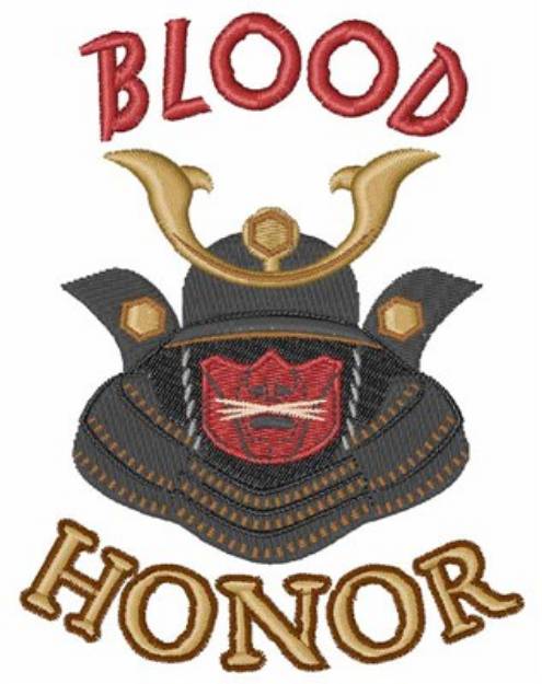 Picture of Blood Honor Machine Embroidery Design