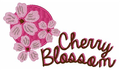Cherry Blossom Machine Embroidery Design