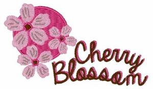 Picture of Cherry Blossom Machine Embroidery Design