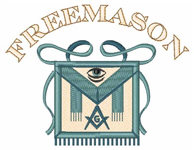 Freemason Apron Machine Embroidery Design