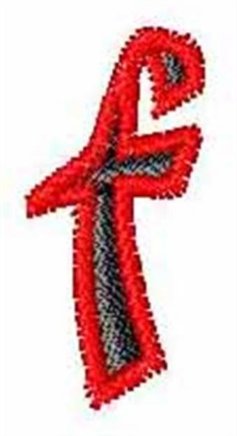 Picture of Karate Font f Machine Embroidery Design
