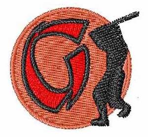 Picture of Karate Font G Machine Embroidery Design