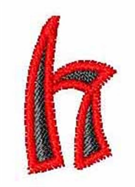 Picture of Karate Font h Machine Embroidery Design