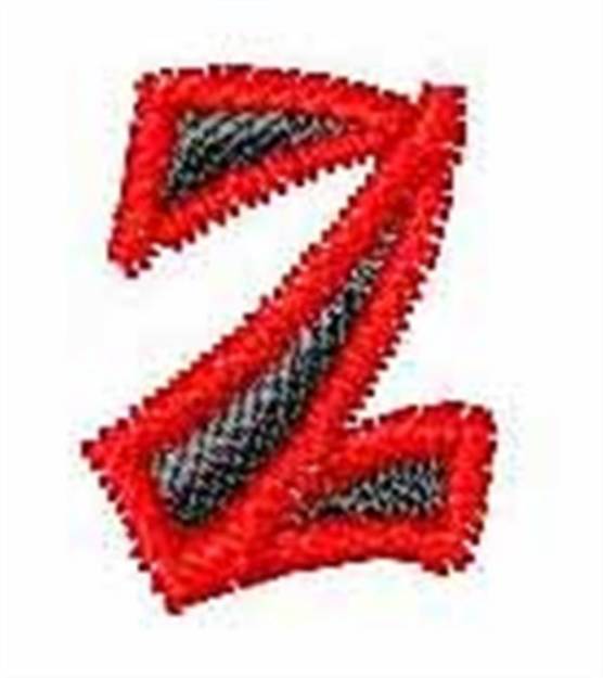 Picture of Karate Font z Machine Embroidery Design