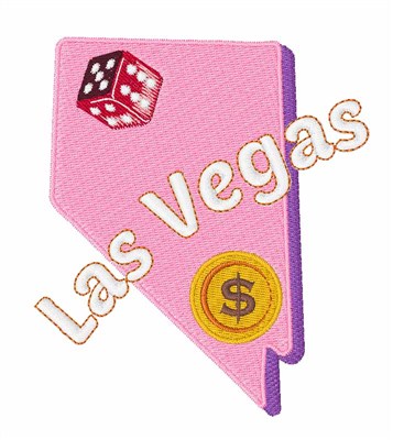 Las Vegas NV Machine Embroidery Design
