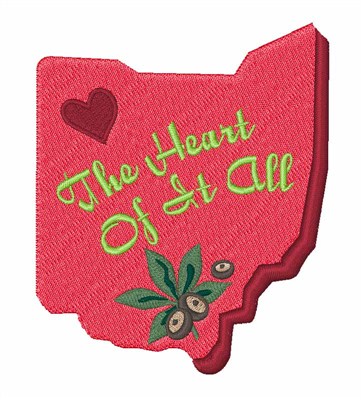 Heart of It All Machine Embroidery Design