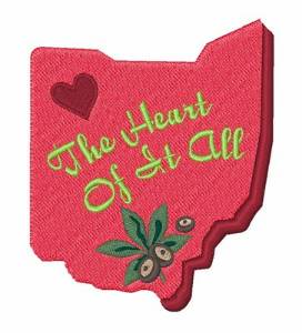 Picture of Heart of It All Machine Embroidery Design