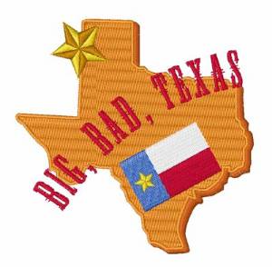 Picture of Big Bad Texas Machine Embroidery Design