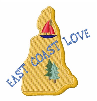 East Coast Love Machine Embroidery Design