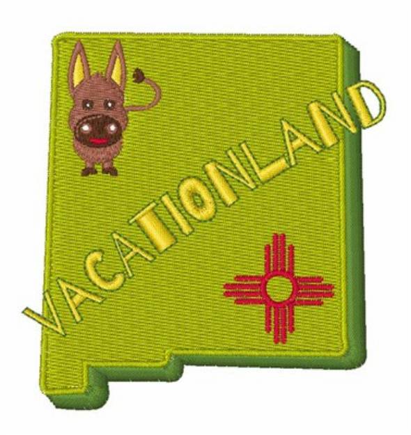 Picture of Vacationland Machine Embroidery Design