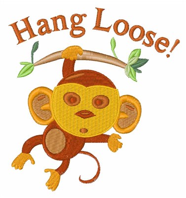 Hang Loose Machine Embroidery Design