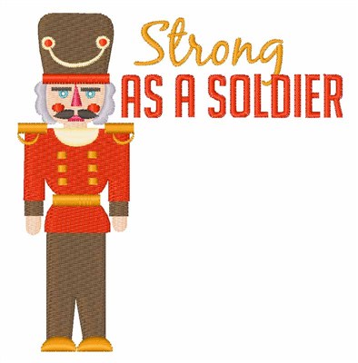 Strong Soldiler Machine Embroidery Design