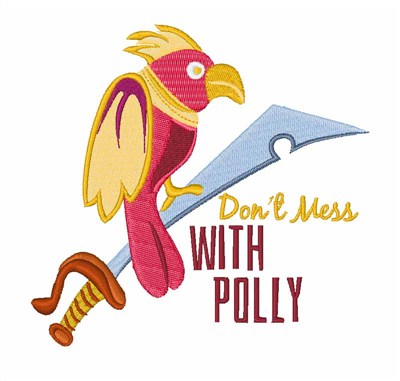 Mess With Polly Machine Embroidery Design