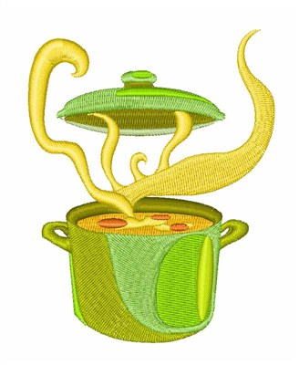Cook Pot Machine Embroidery Design