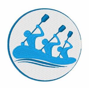 Picture of River Rafting Machine Embroidery Design