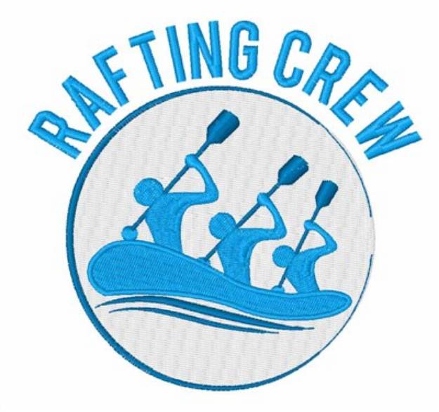 Picture of Rafting Crew Machine Embroidery Design