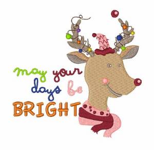 Picture of Days Be Bright Machine Embroidery Design