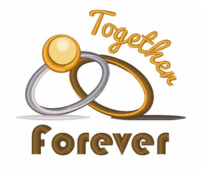 Together Forever Machine Embroidery Design