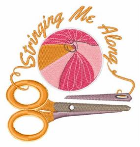 Picture of Stringing Me Along Machine Embroidery Design