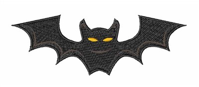 Halloween Bat Machine Embroidery Design
