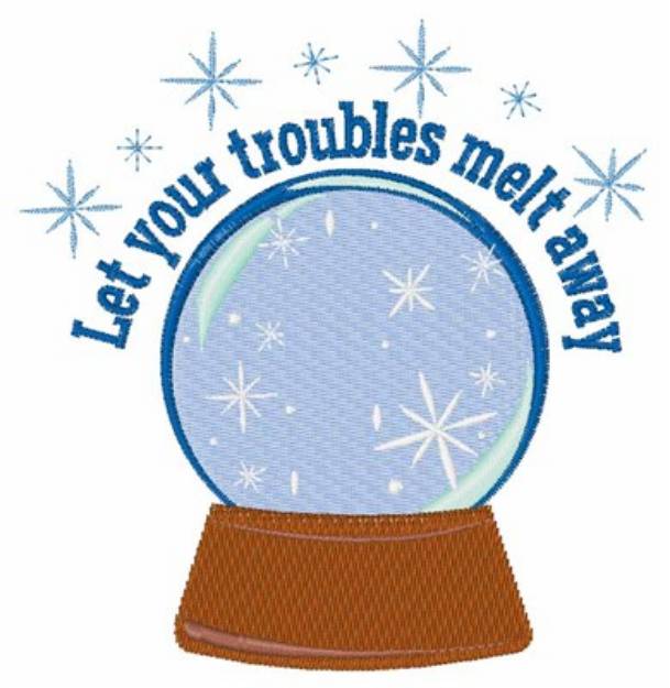 Picture of Trouble Melt Away Machine Embroidery Design