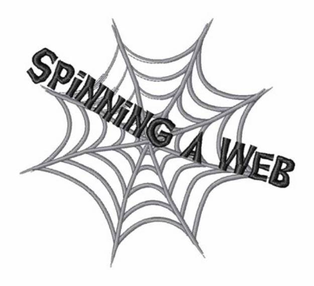 Picture of Spinning A Web Machine Embroidery Design