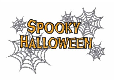 Spooky Halloween Machine Embroidery Design
