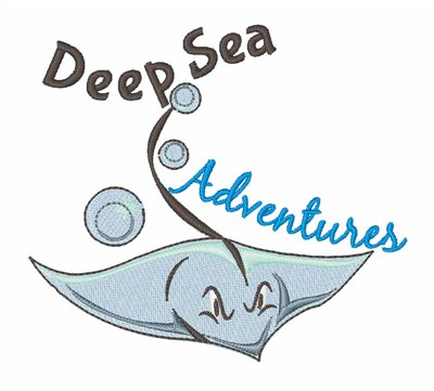 Deep Sea Adventures Machine Embroidery Design