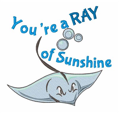 Ray Of Sunshine Machine Embroidery Design