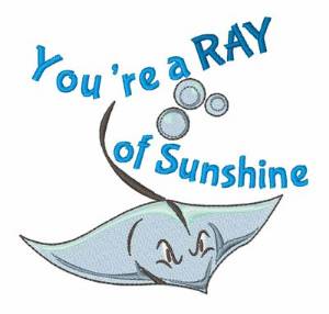 Picture of Ray Of Sunshine Machine Embroidery Design