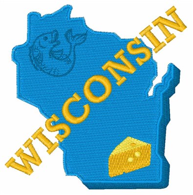 Wisconsin Machine Embroidery Design