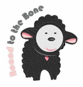 Picture of Baaaad To The Bone Machine Embroidery Design