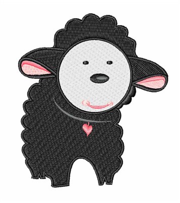 The Black Sheep Machine Embroidery Design