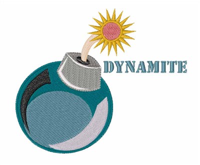 Dynamite Machine Embroidery Design