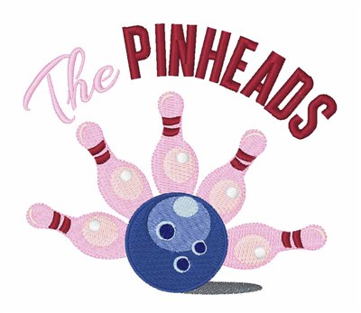 The Pinheads Machine Embroidery Design