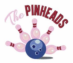 Picture of The Pinheads Machine Embroidery Design