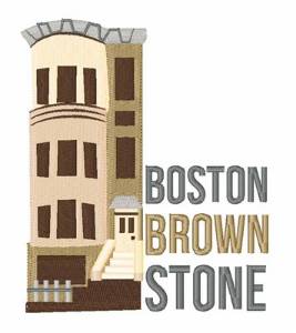 Picture of Boston Brownstone Machine Embroidery Design