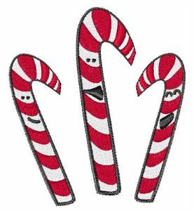 Picture of Funny Candy Canes Machine Embroidery Design