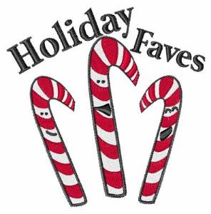 Picture of Holiday Faves Machine Embroidery Design